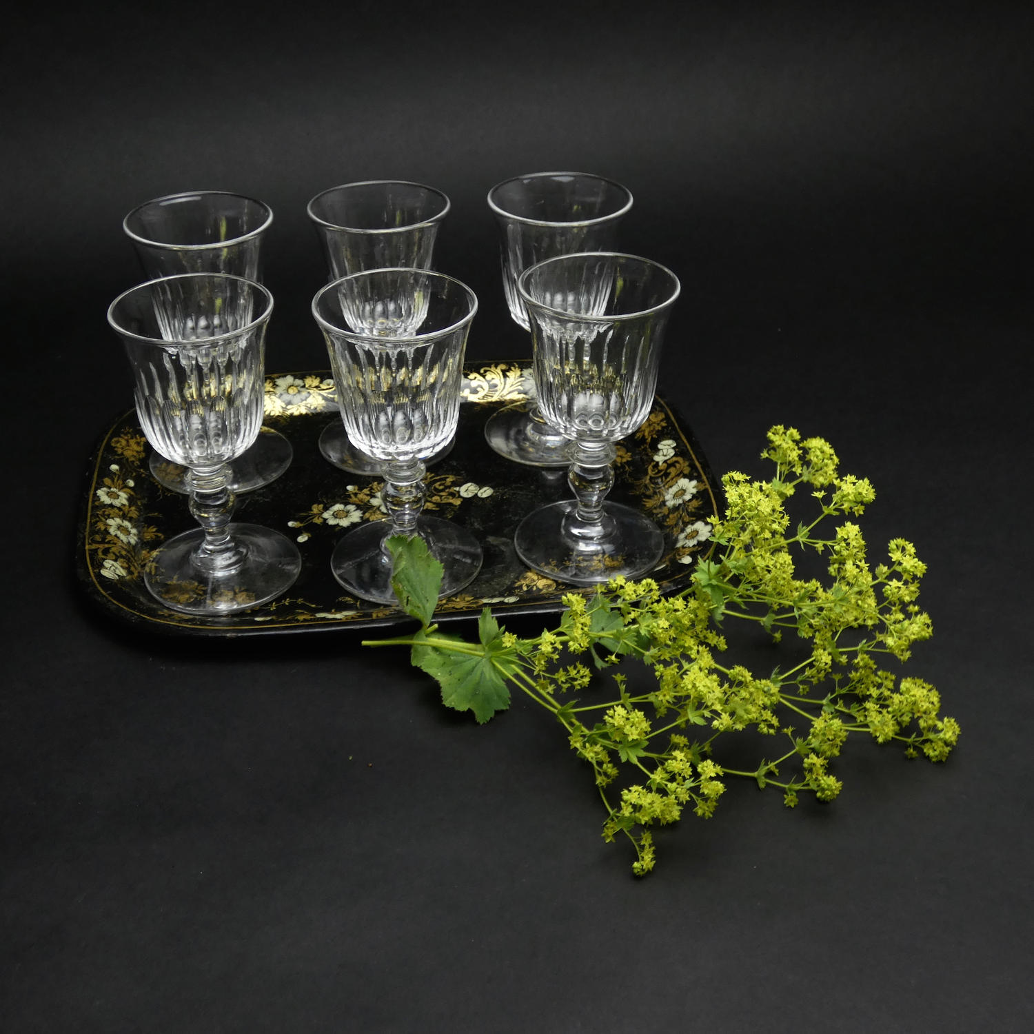 Crystal Port or Sherry Glasses
