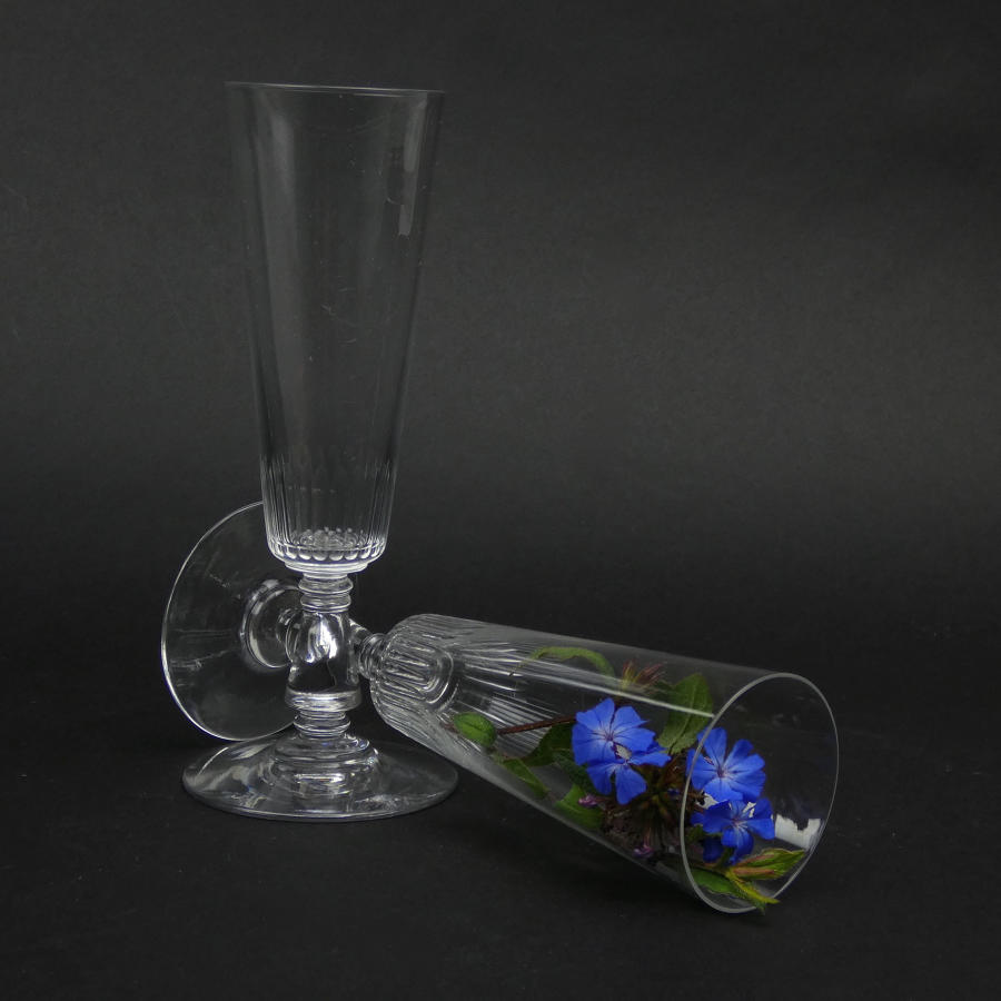 Pair of Crystal Flutes