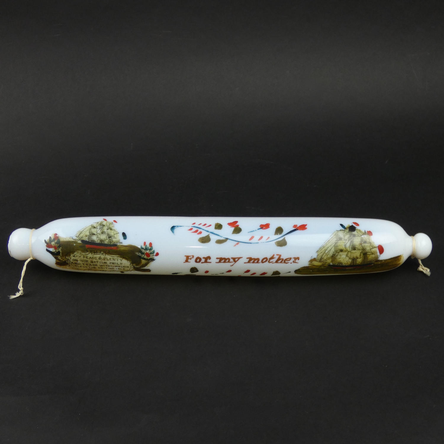 Decorated Glass Rolling Pin