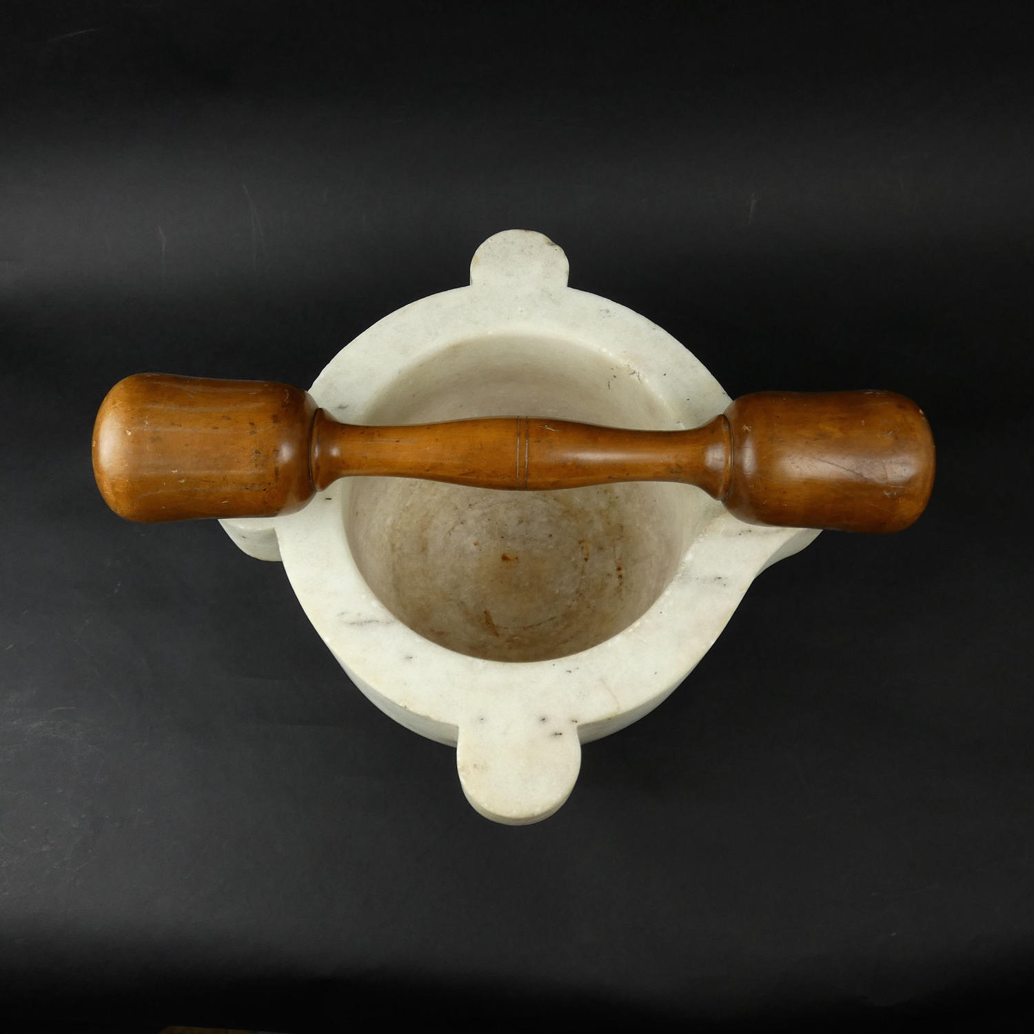 Marble Mortar and Boxwood Pestle