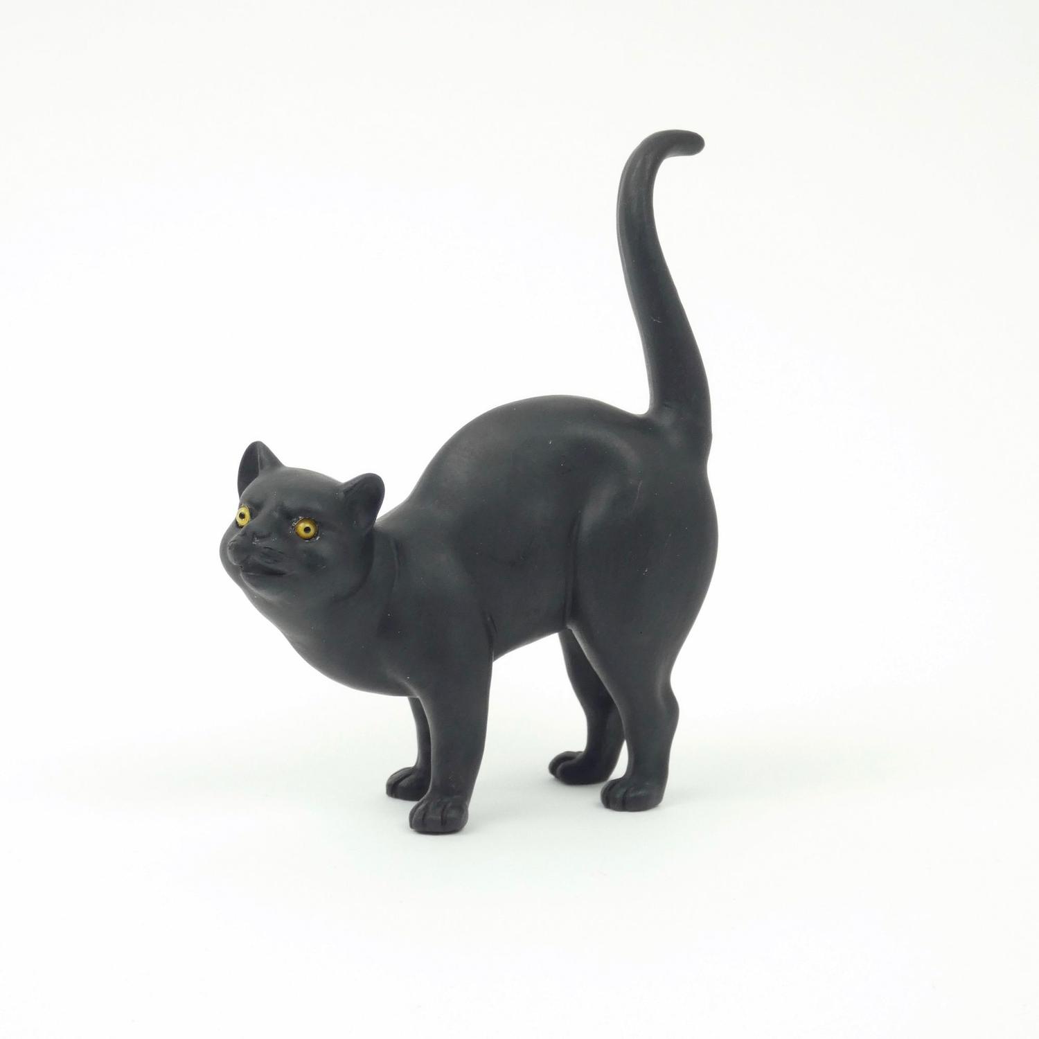 Basalt cat designed by Ernest Light
