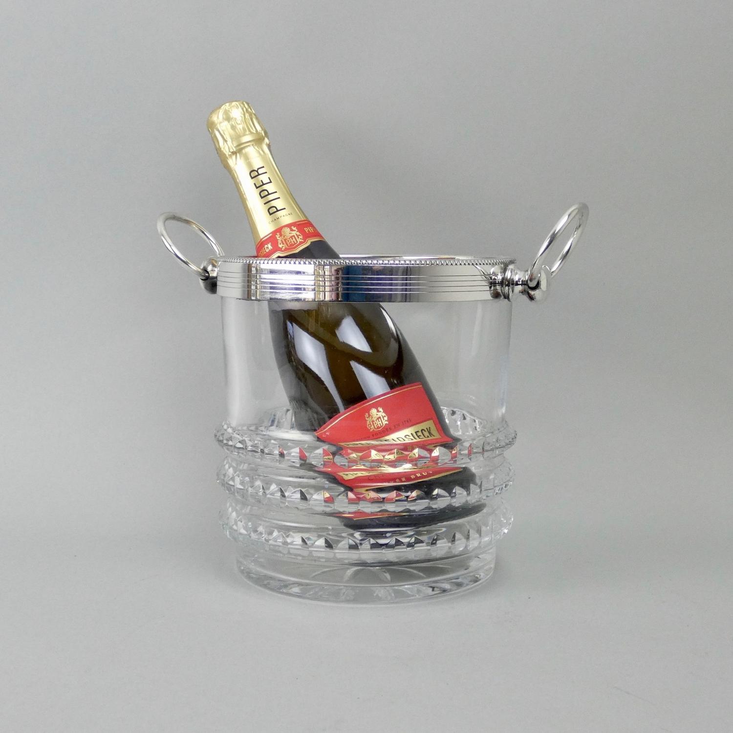 Baccarat champagne cooler