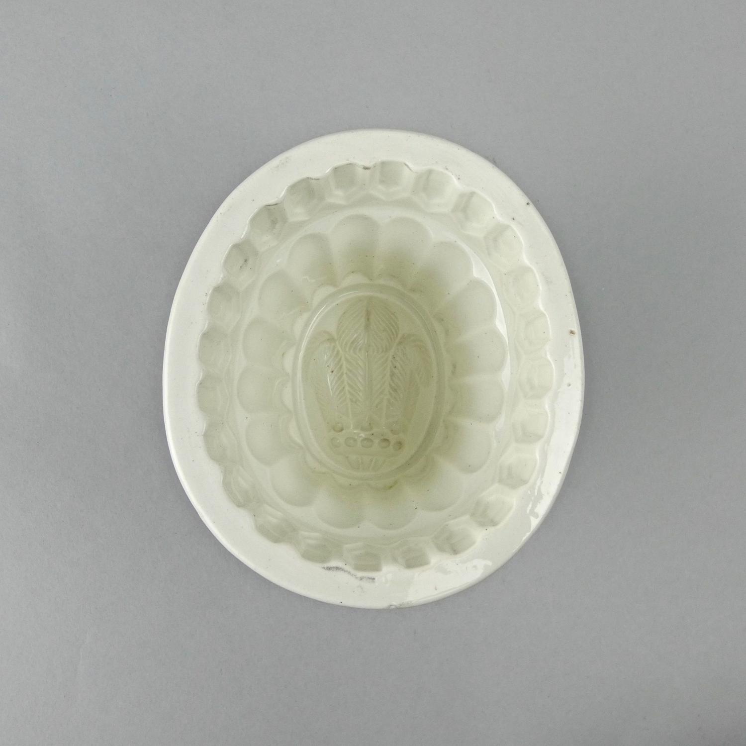 Copeland Prince of Wales feathers mould