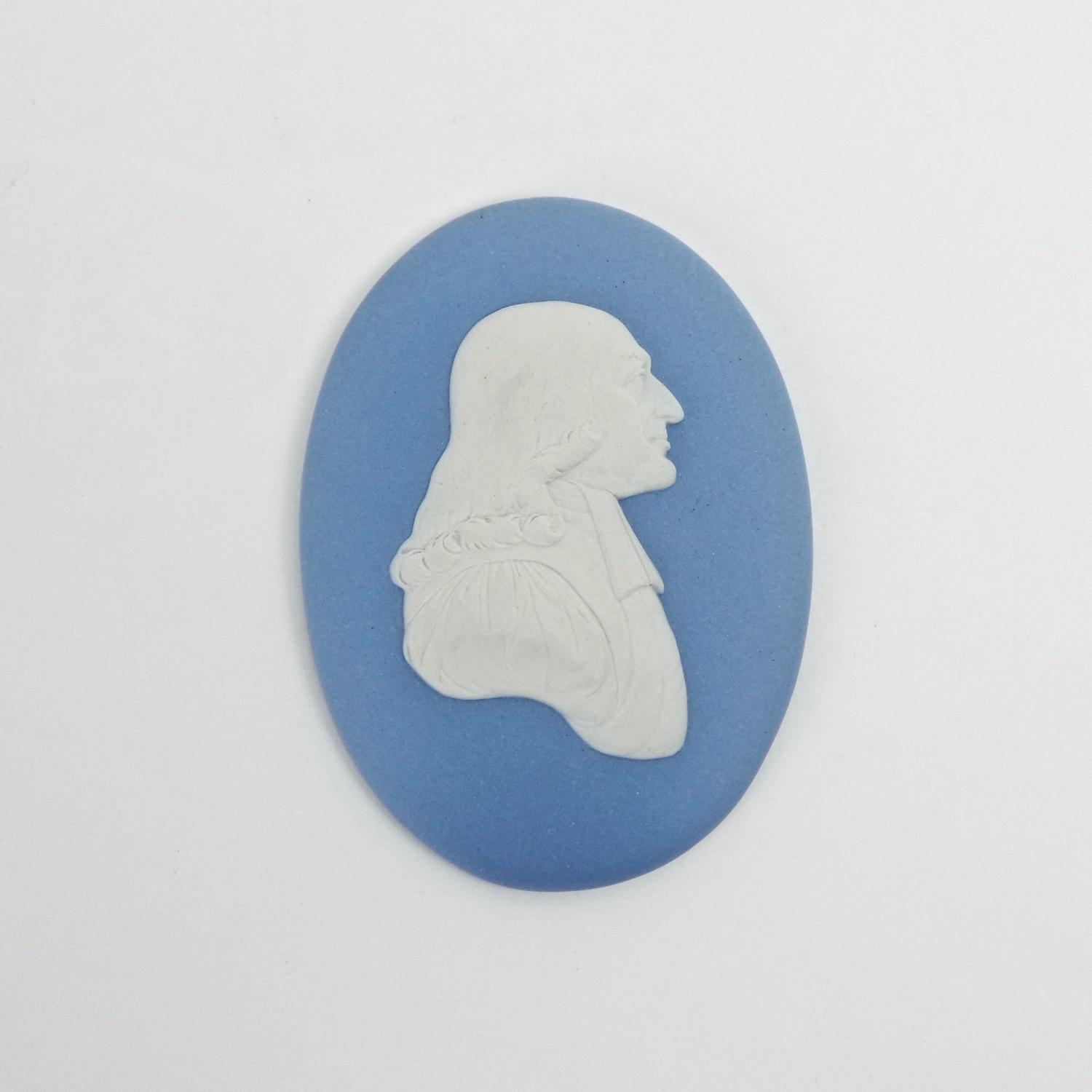 Portrait medallion of John Wesley