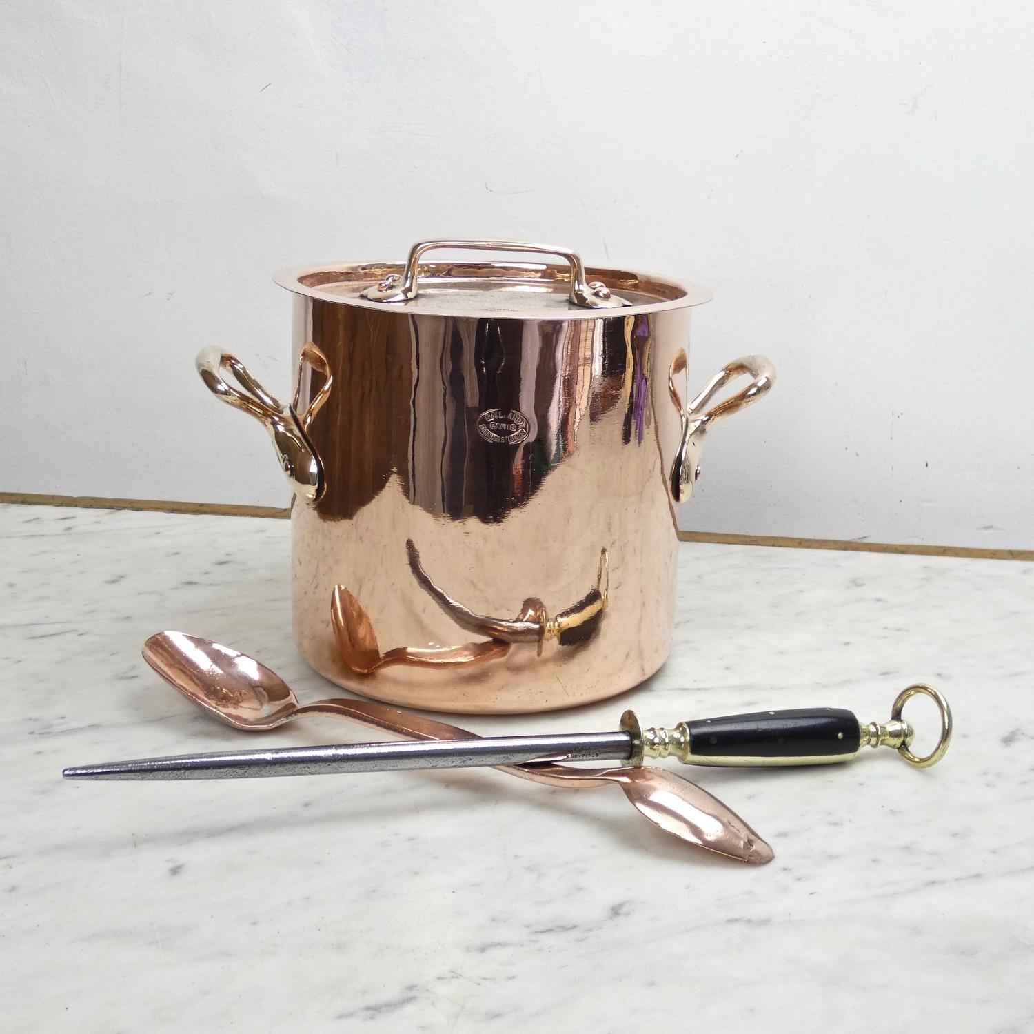 French copper stockpot by Gaillard