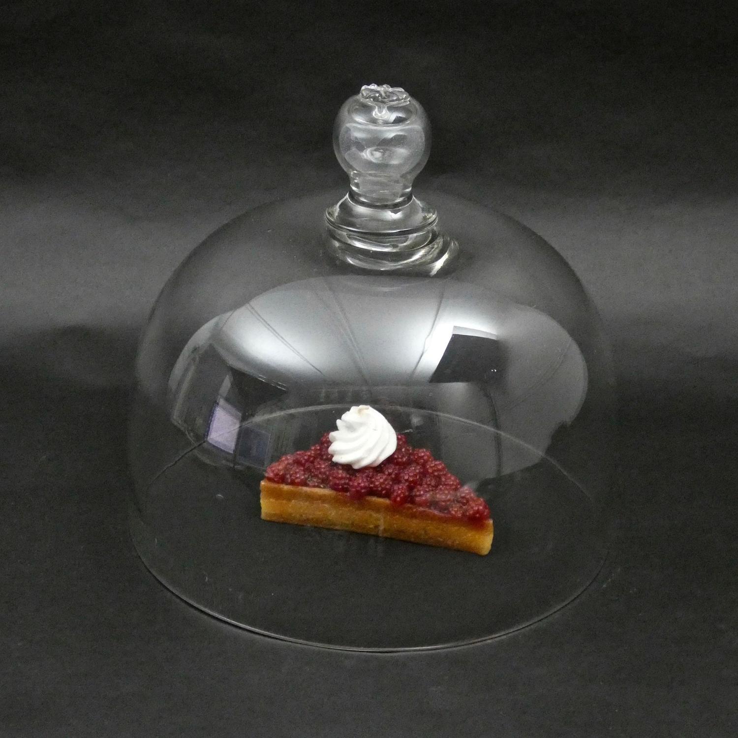 French crystal food cover