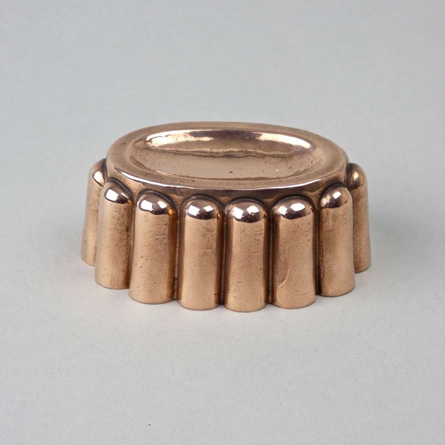 Miniature oval copper mould