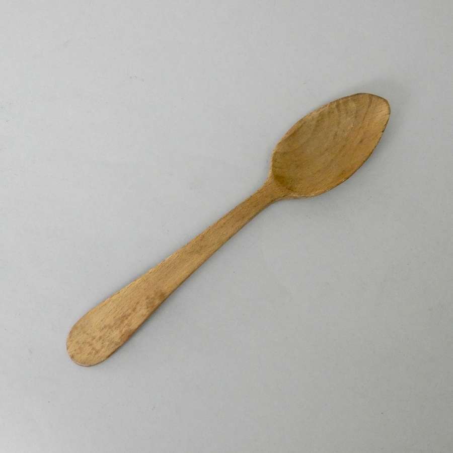 19th century, treen spoon