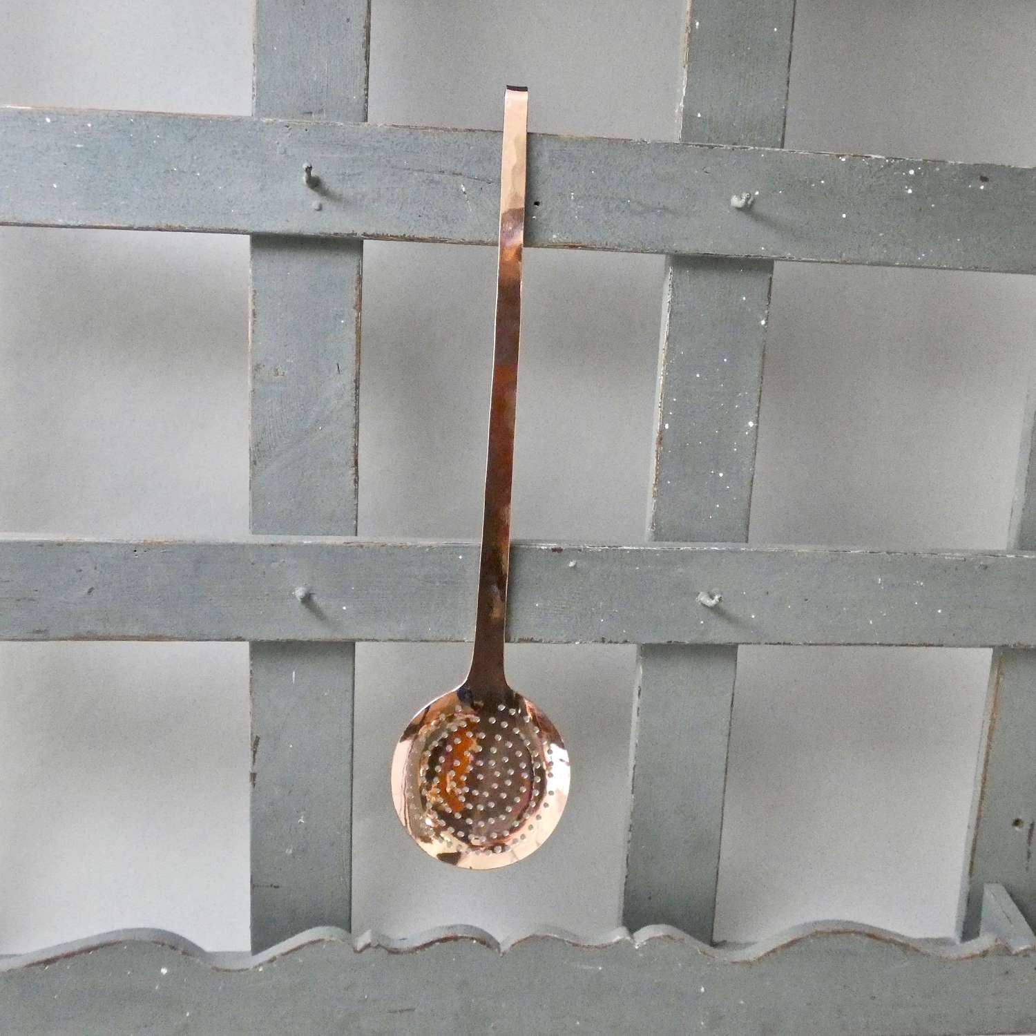 French copper strainer
