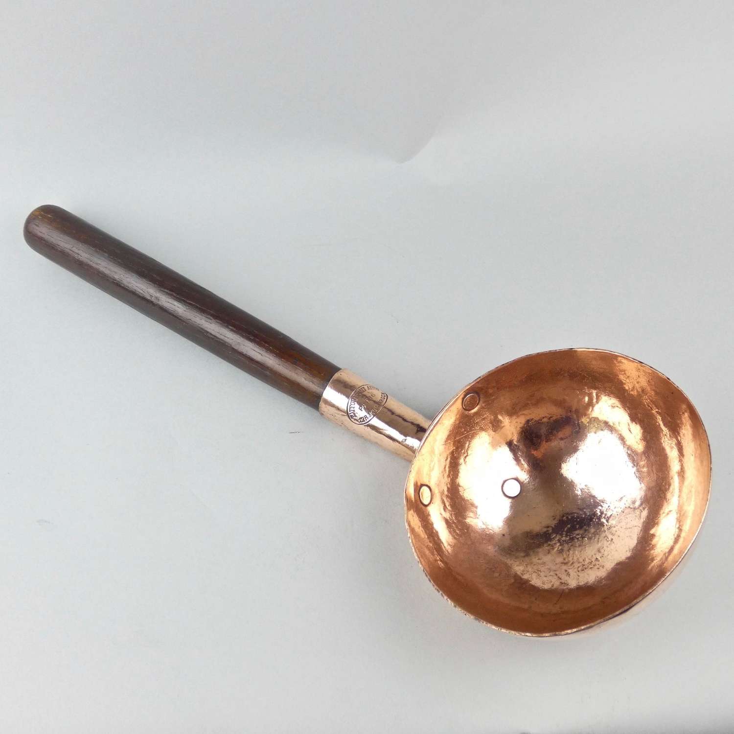 French copper scoop by Taffoureau