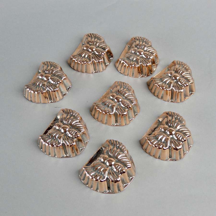 Miniature copper butterfly moulds