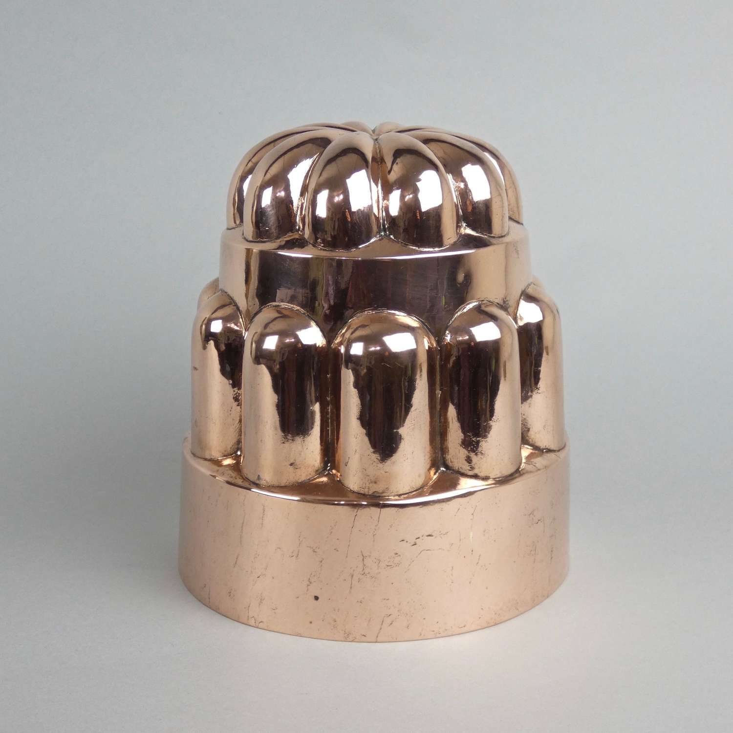 French copper cake mould