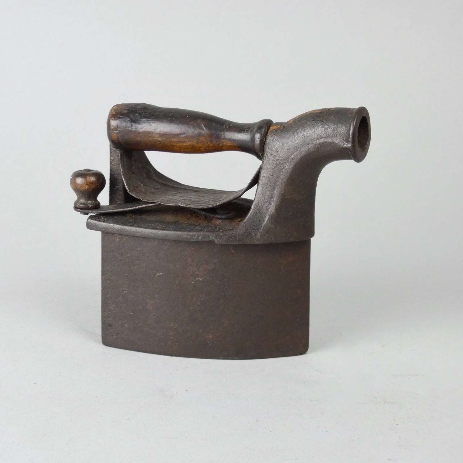 Small, Victorian charcoal iron