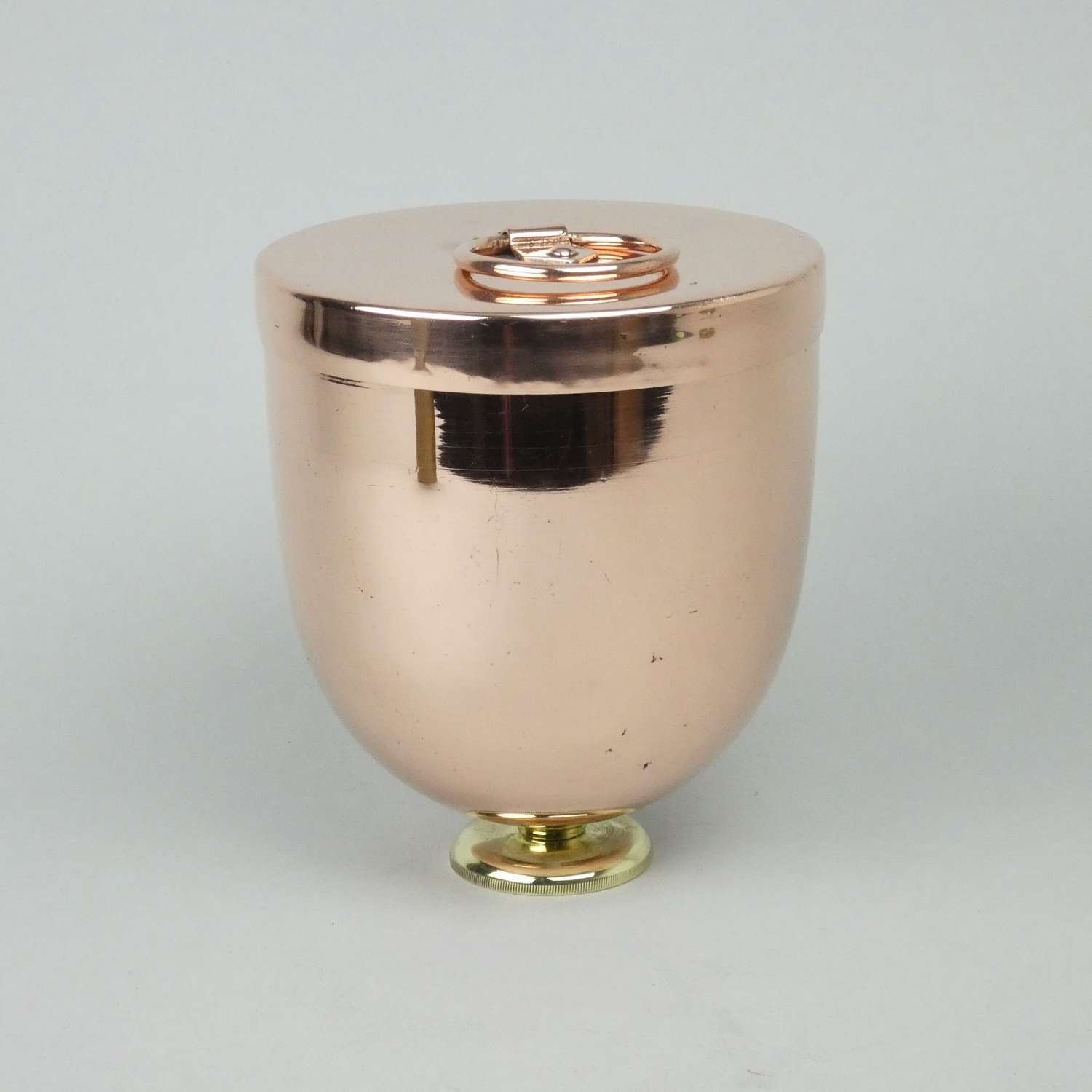 Copper ice cream 'bombe' mould