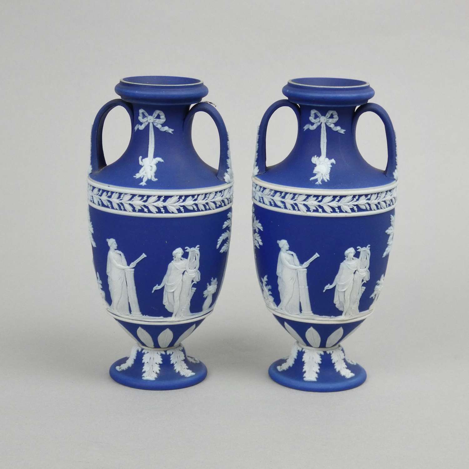 Pair of small Trophy Vases