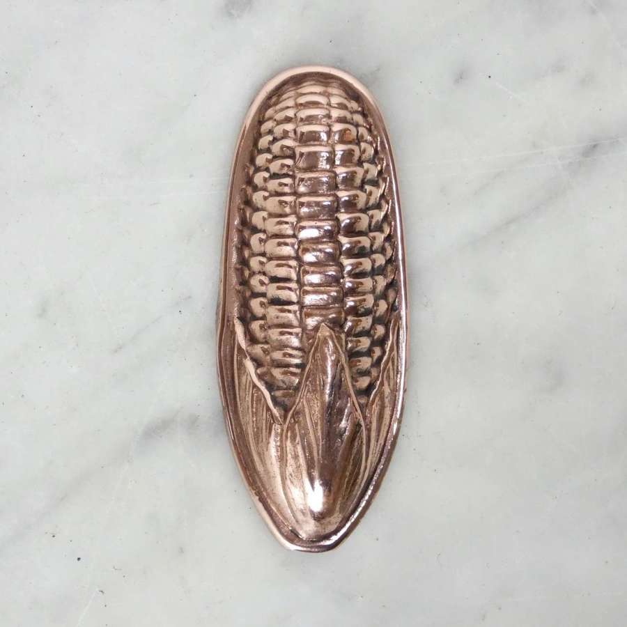 Mini copper jelly mould 'Sweetcorn'
