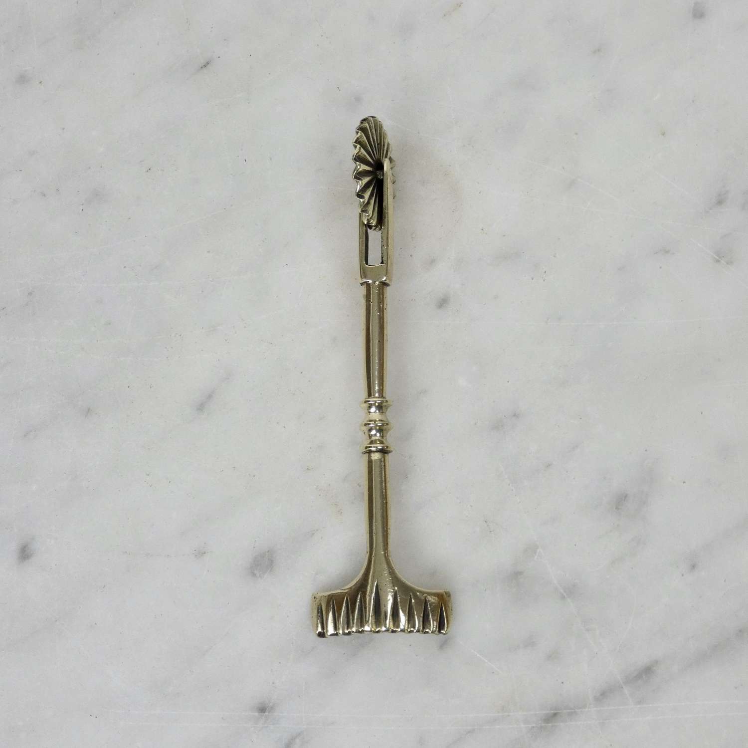 Victorian brass pastry tool