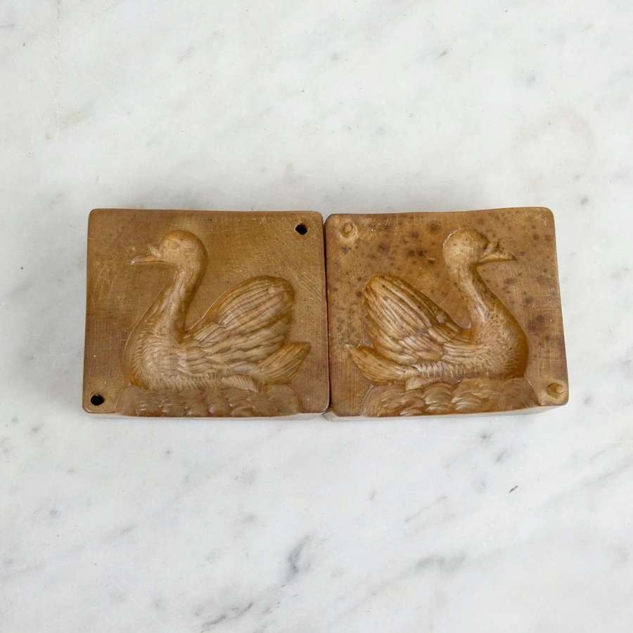 Two Part Swan Butter Mould