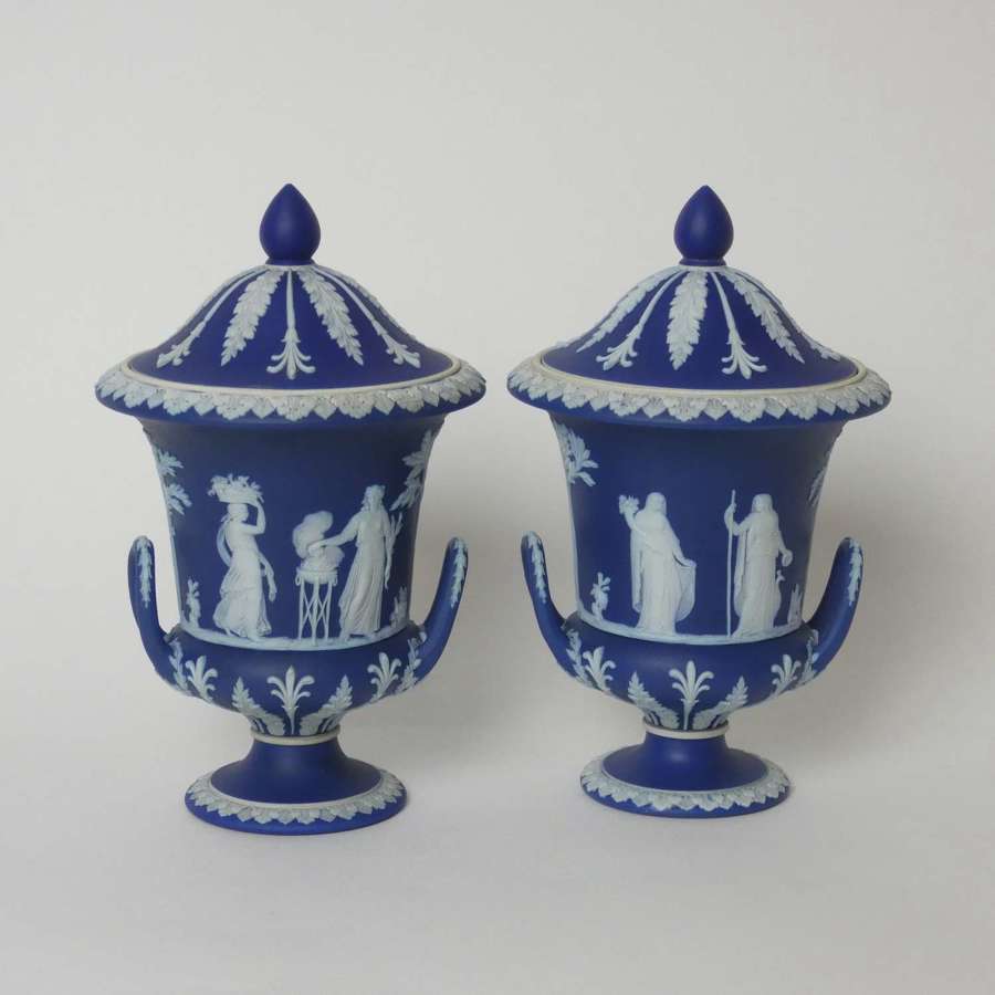 Pair of Wedgwood Campana Vases