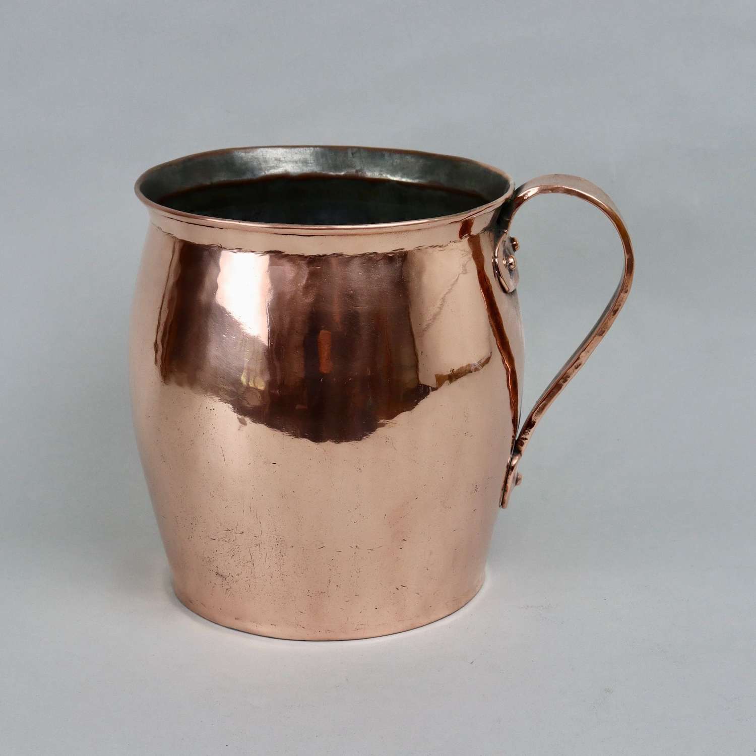 Early 19th century copper pot
