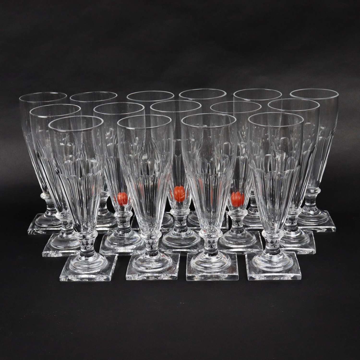Baccarat crystal champagne coupes