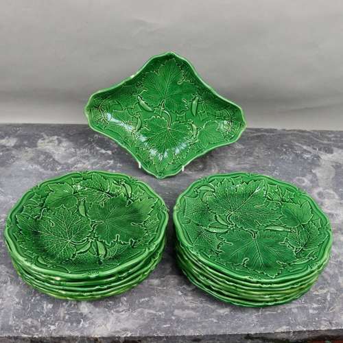 1830's Majolica Dessert Service
