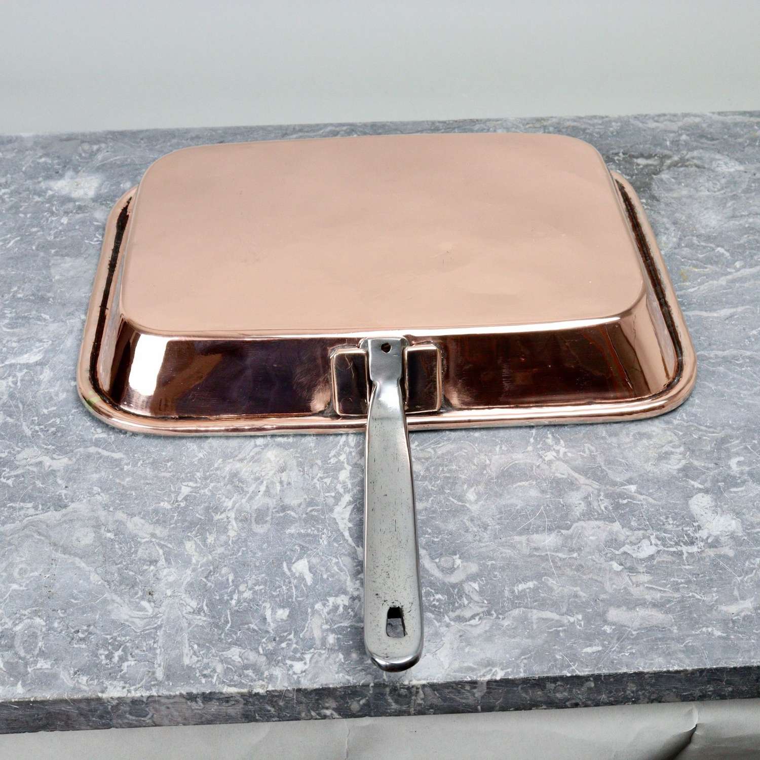 Unusual copper baking dish