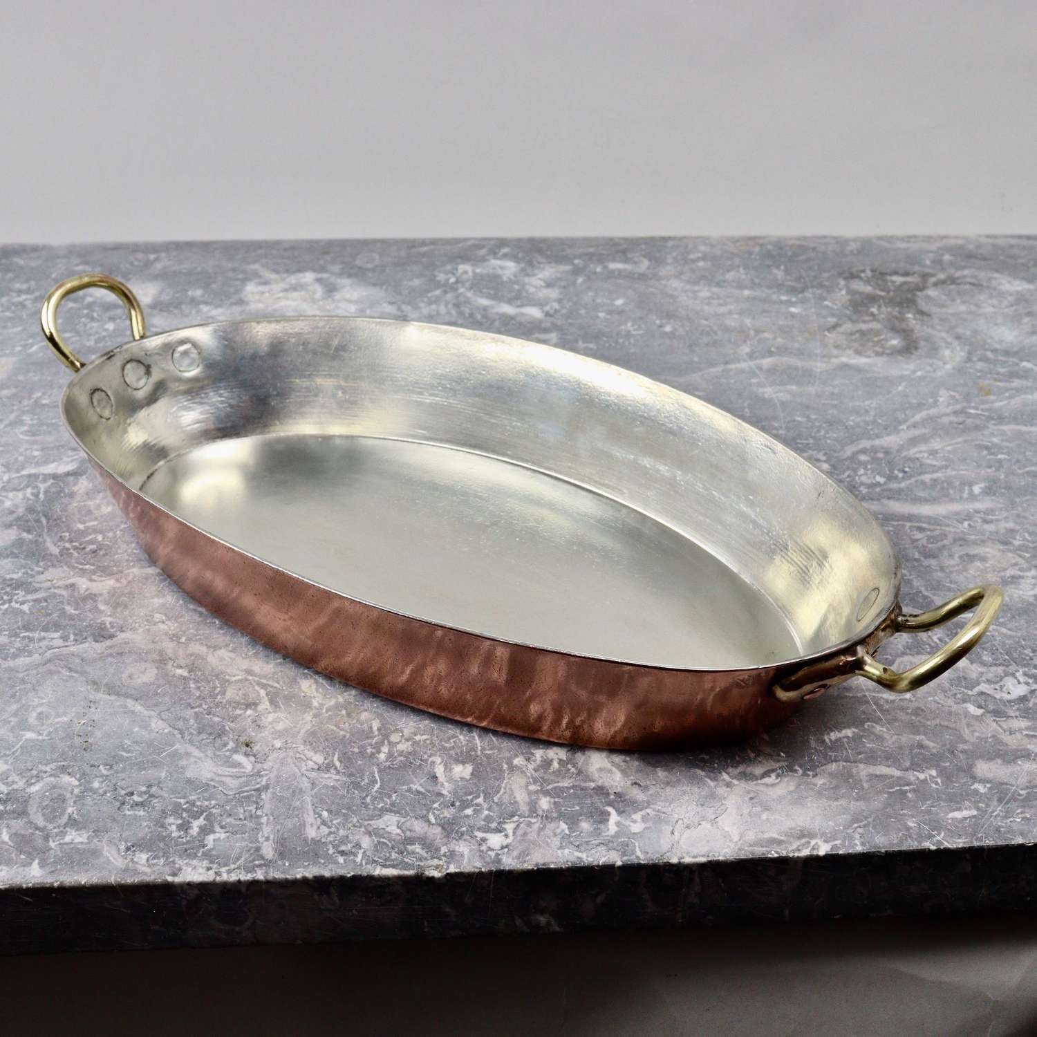 Small, French Copper Baking Dish