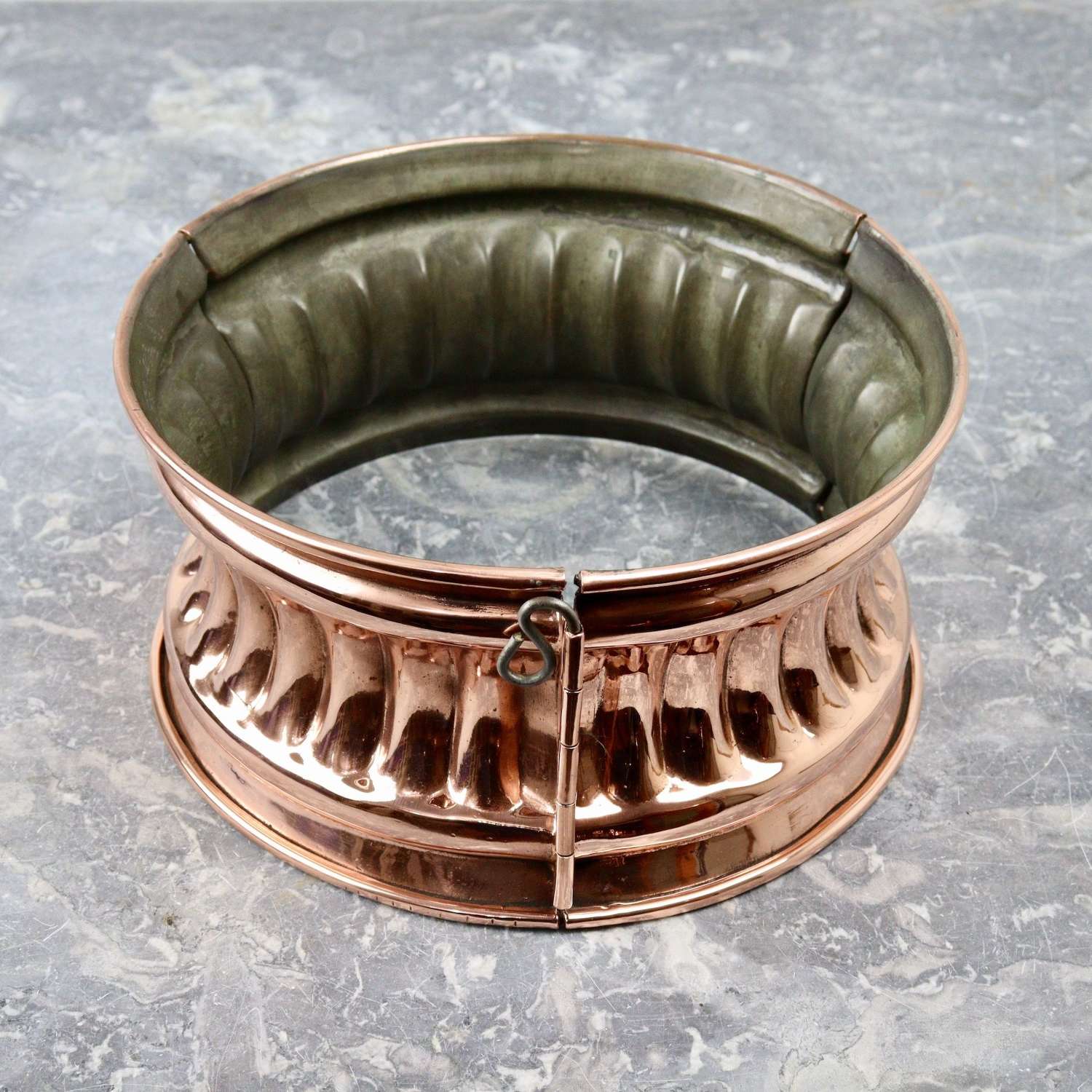 Fluted Copper Pie Mould