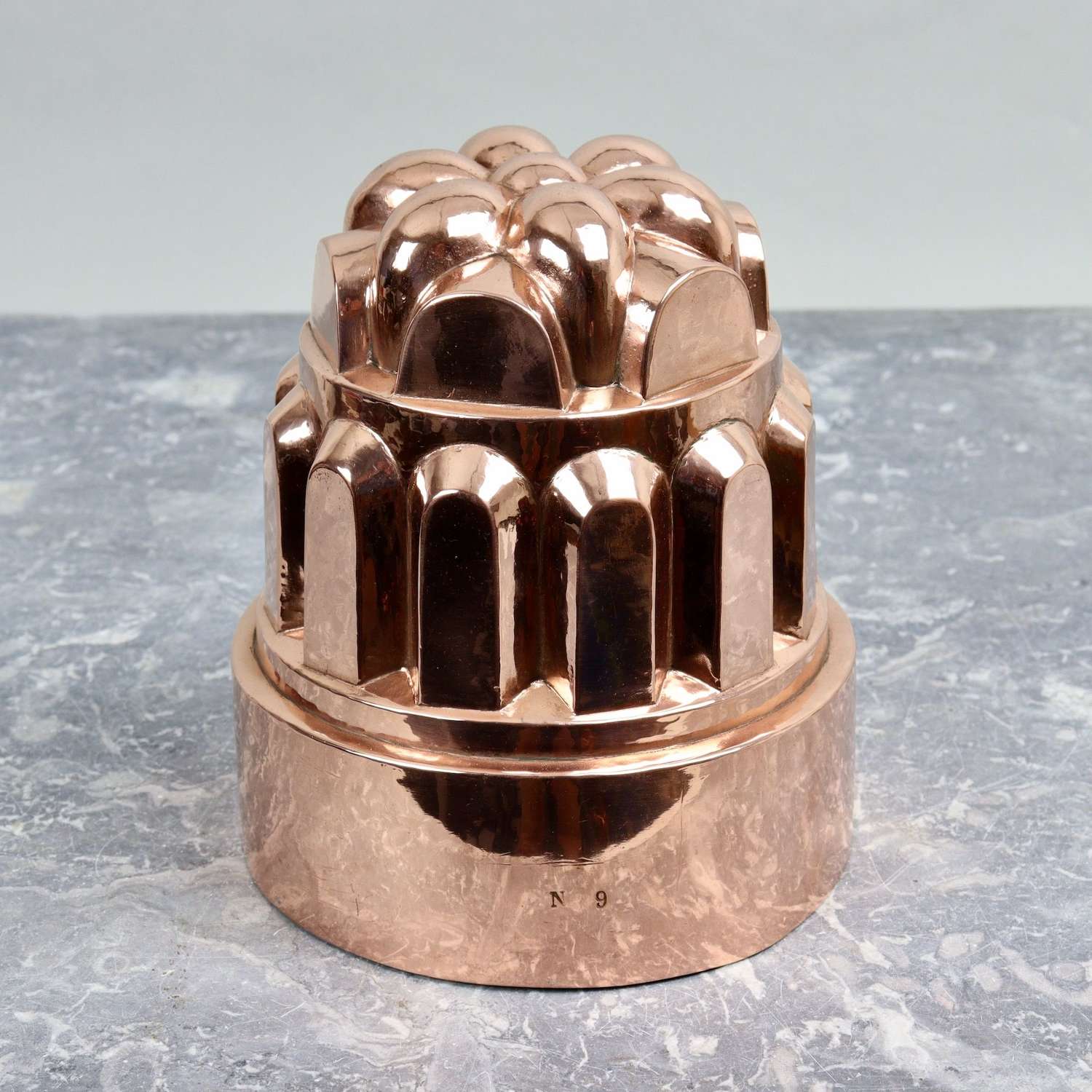 Large, French Copper Cake Mould