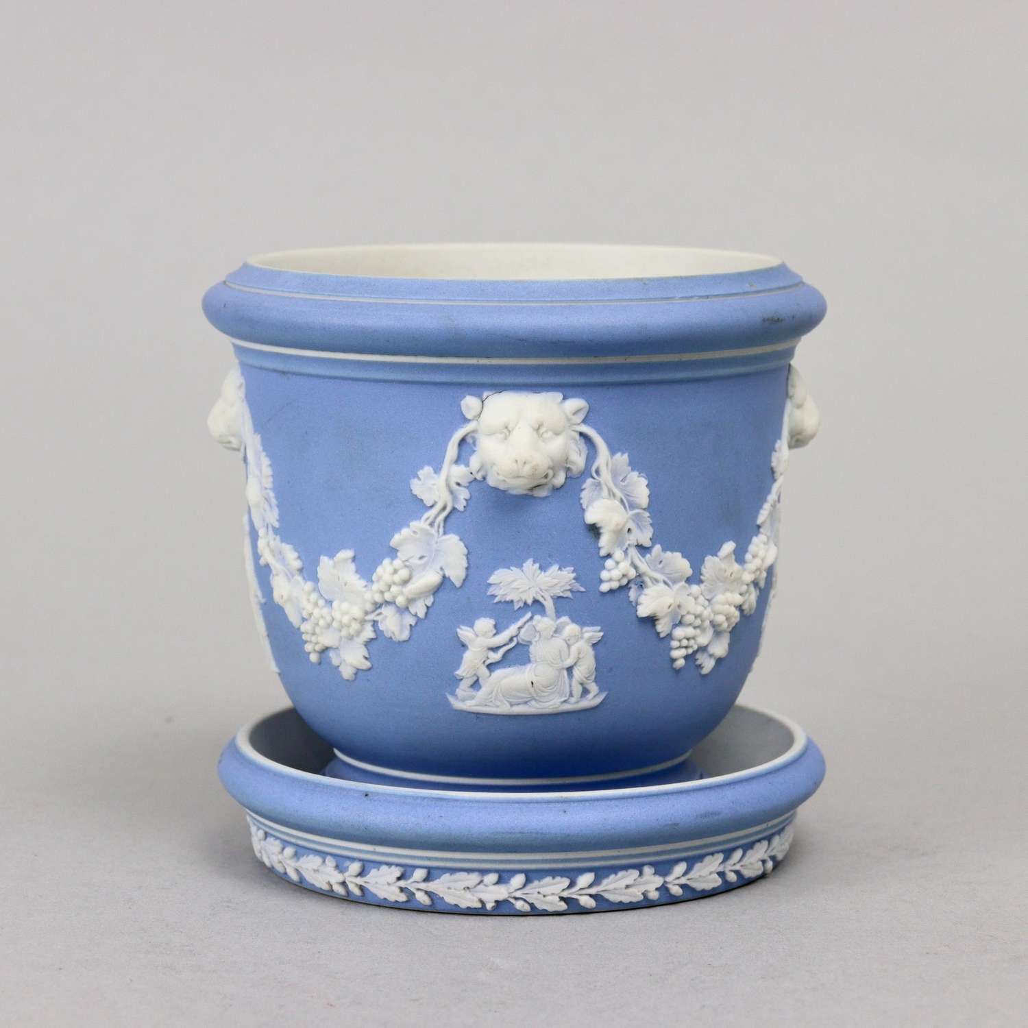 Small, Wedgwood Cache Pot & Stand