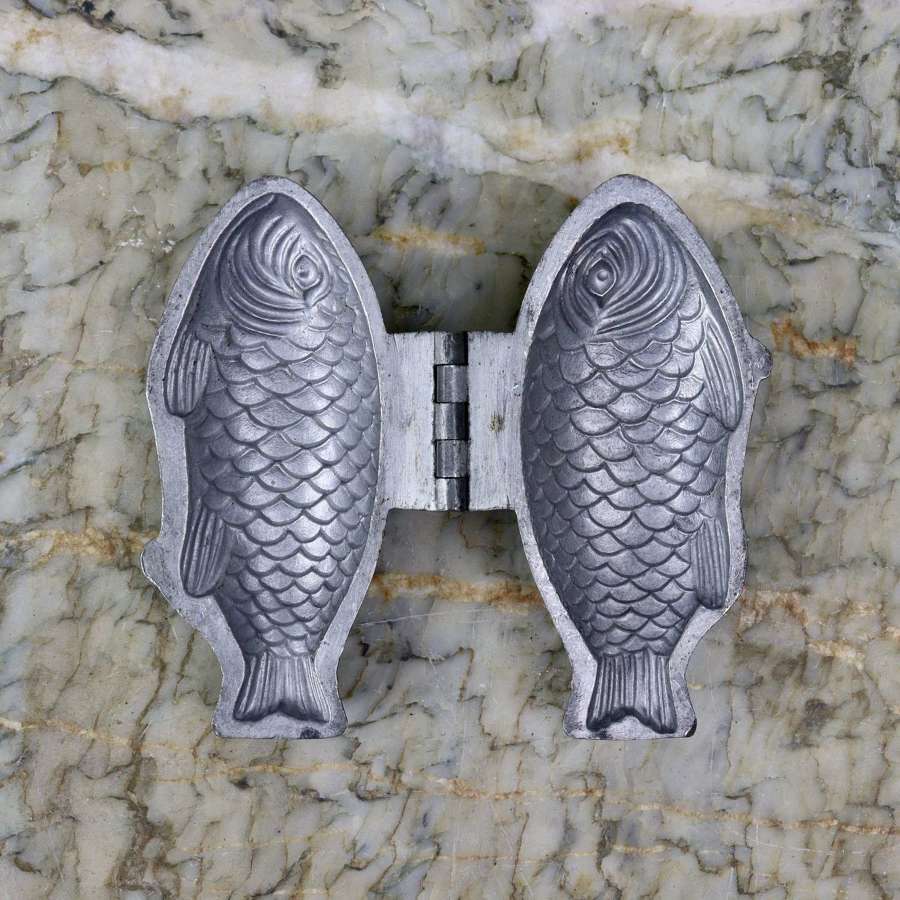 Pewter Fish Ice Cream Mould