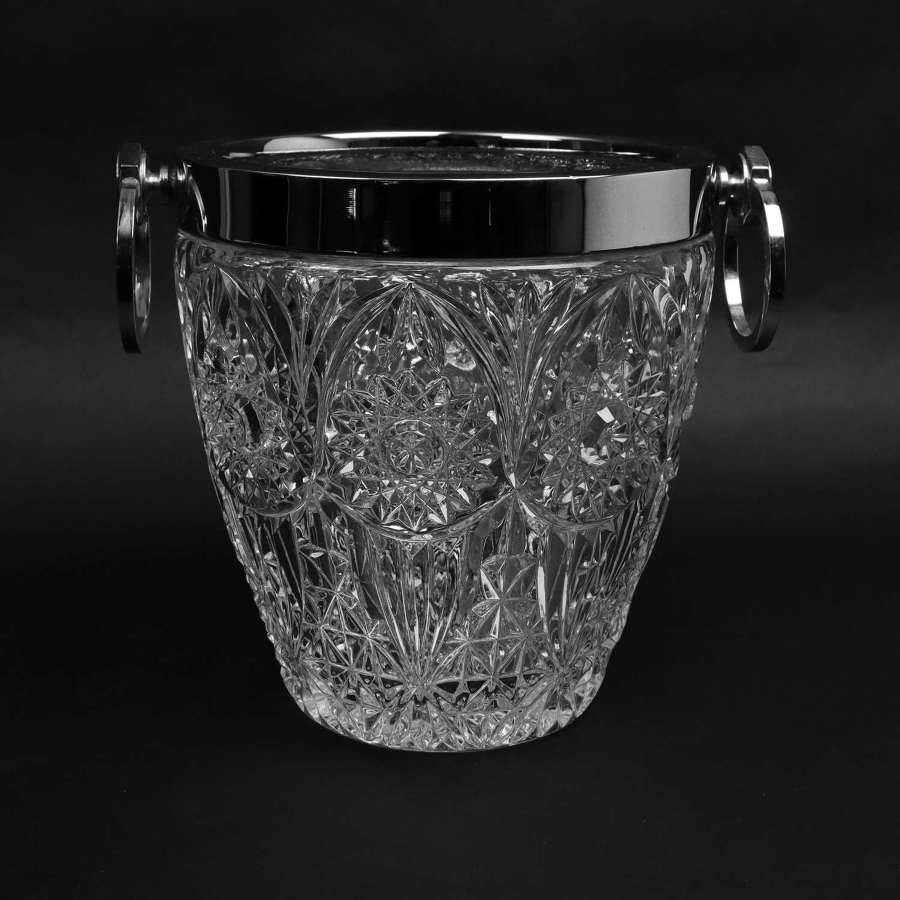French Crystal Wine Cooler