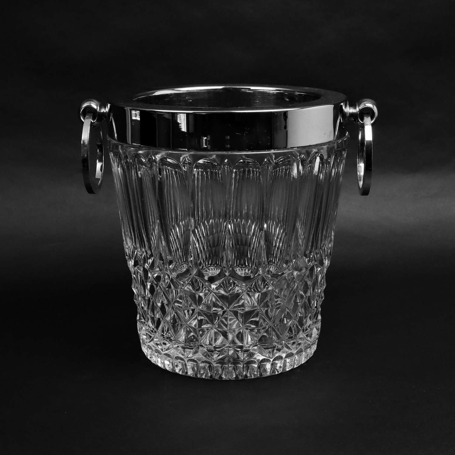 French Glass Champagne Cooler