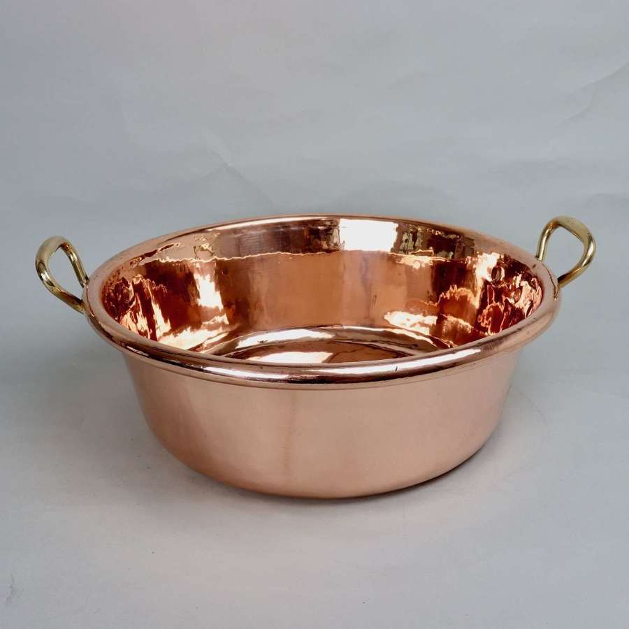 Large, French Copper Preserve Pan
