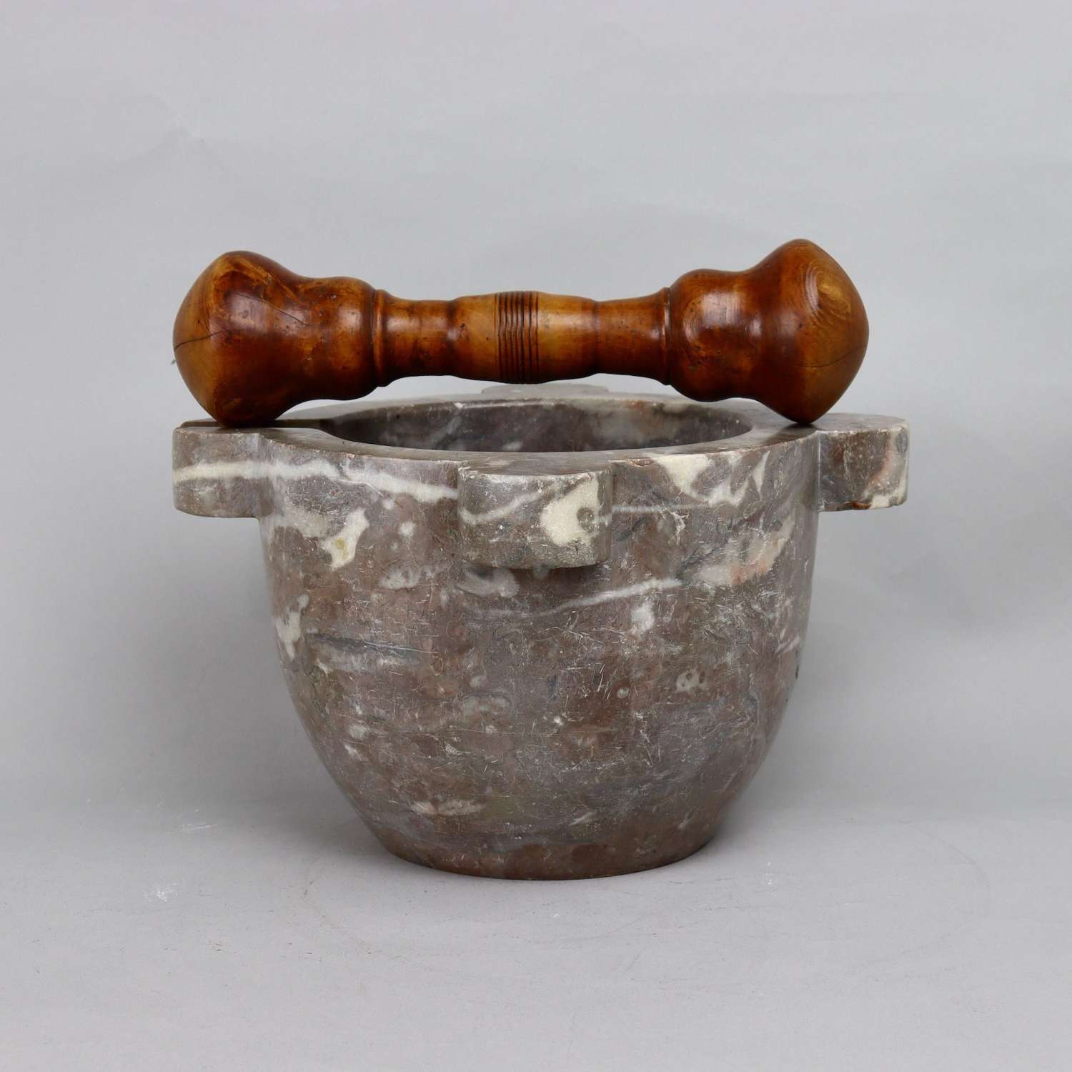 Early 19th Century Marble Mortar & Pestle
