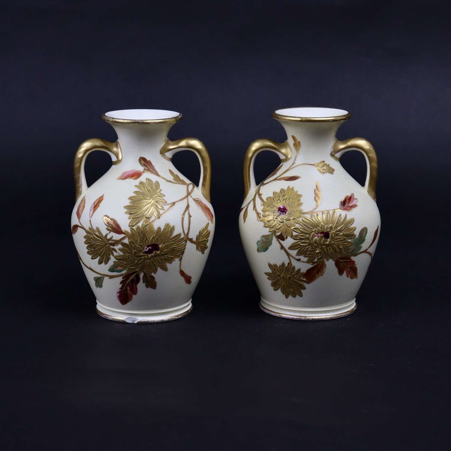 Wedgwood Ivory Ware Vases