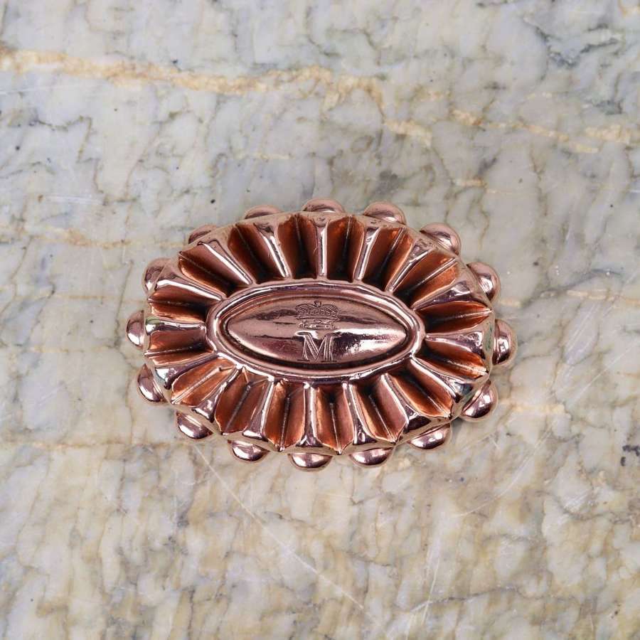 Miniature Copper Mould with Crest