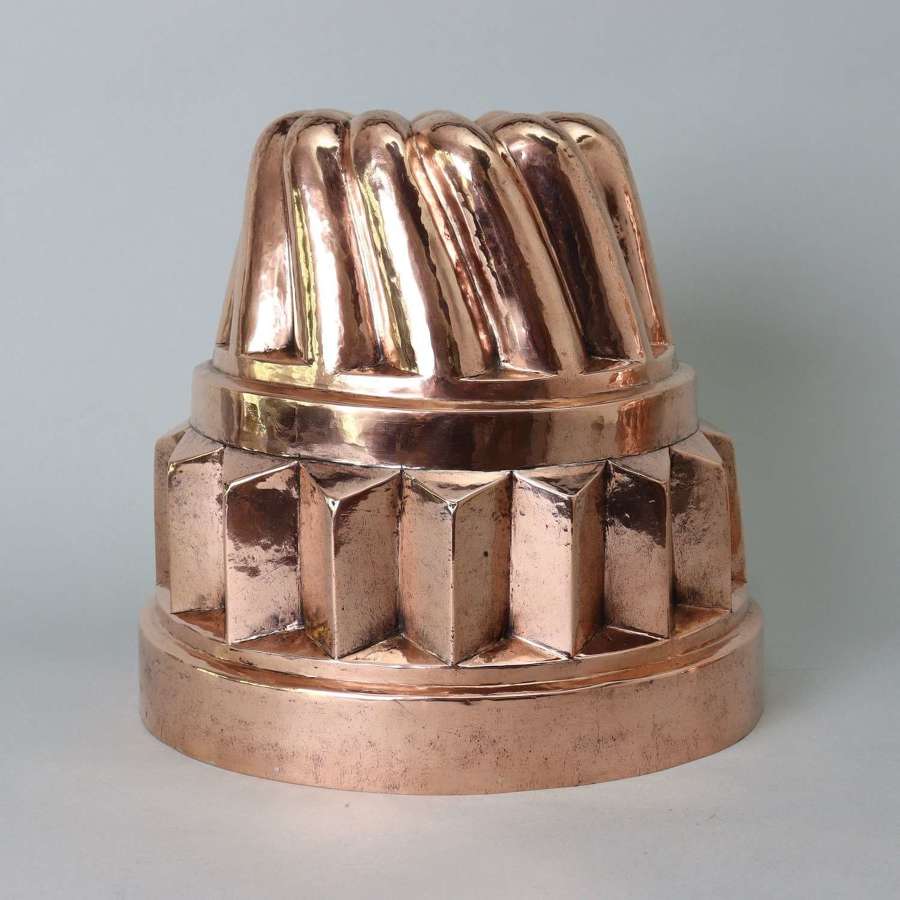 Huge, French Copper Cake Mould