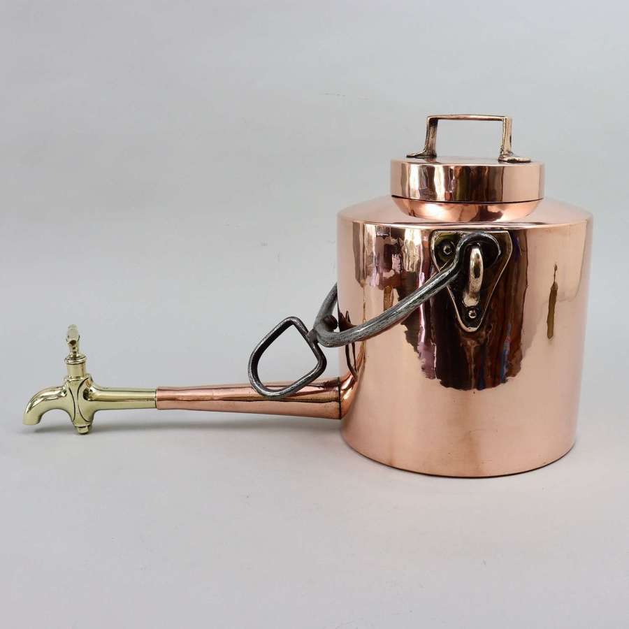 French Copper Gipsy Kettle