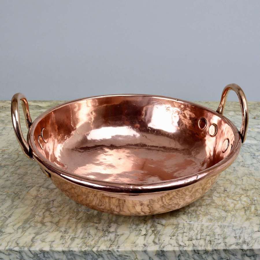 Small Copper Sugar Bowl