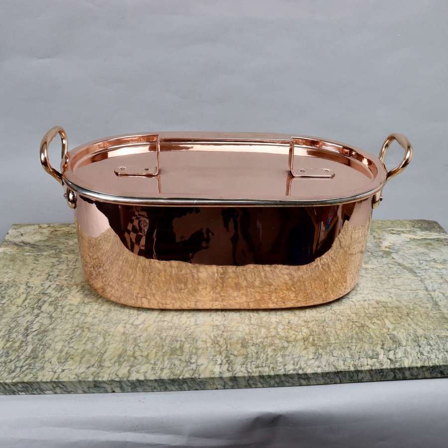 Large, French Copper Casserole