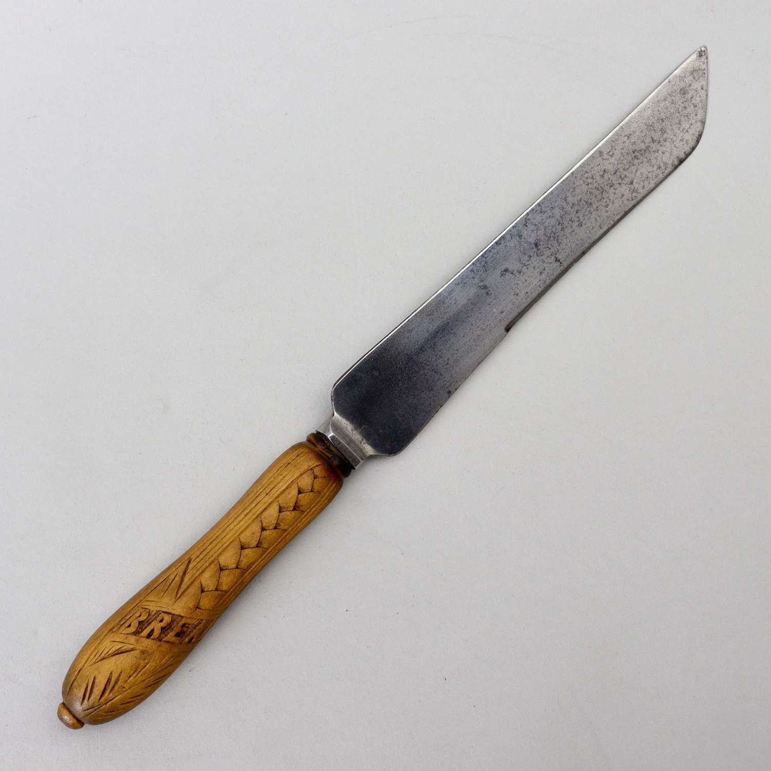 Nicely Carved Bread Knife