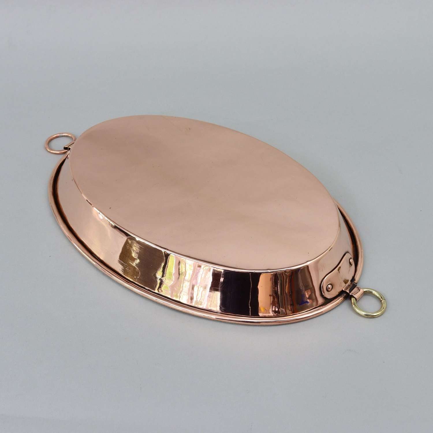 French, Oval Copper Gratin Dish