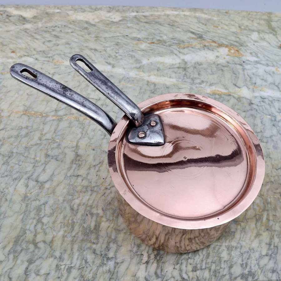 Small, Victorian Copper Saucepan