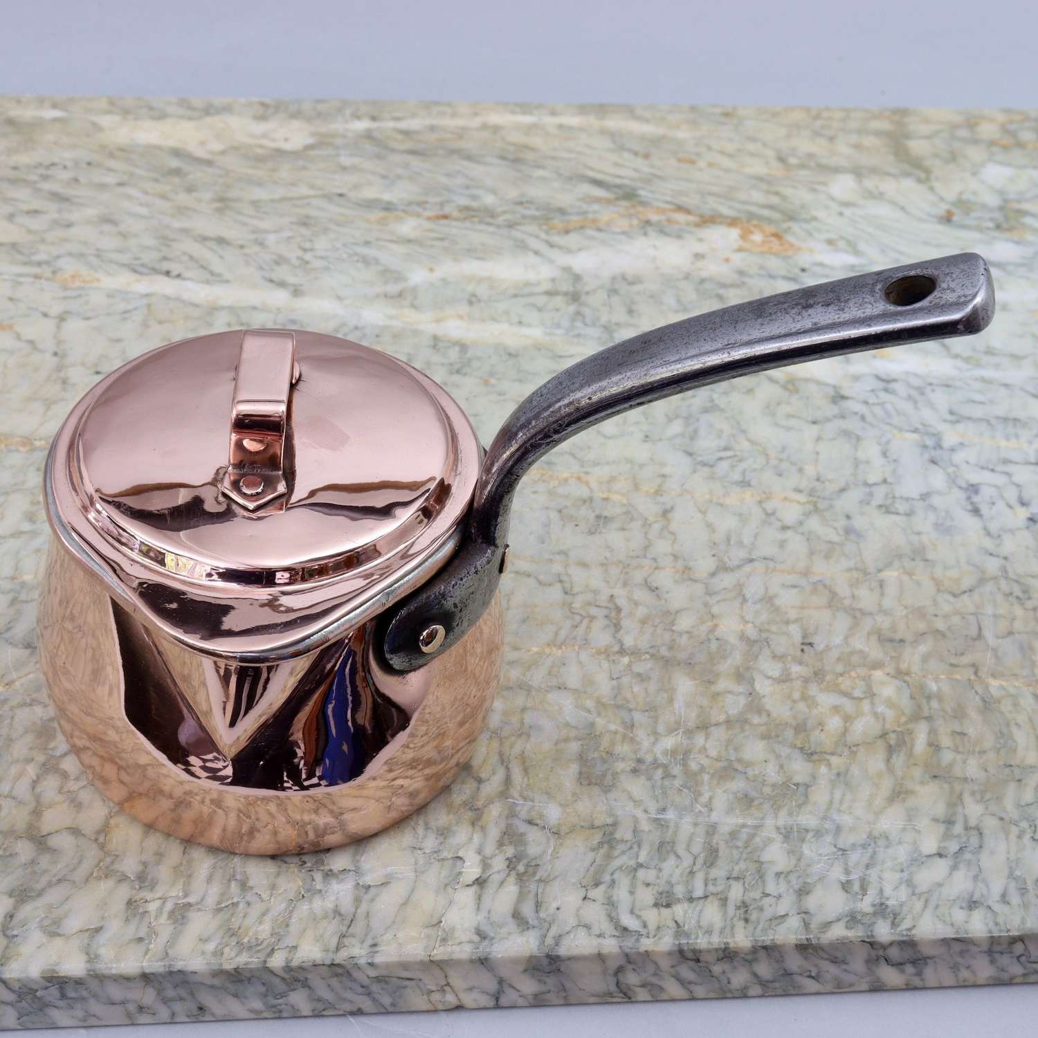Small Copper Brandy Pan