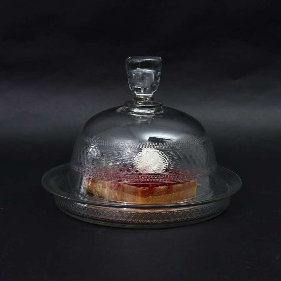 Small, Baccarat Cheese Dome