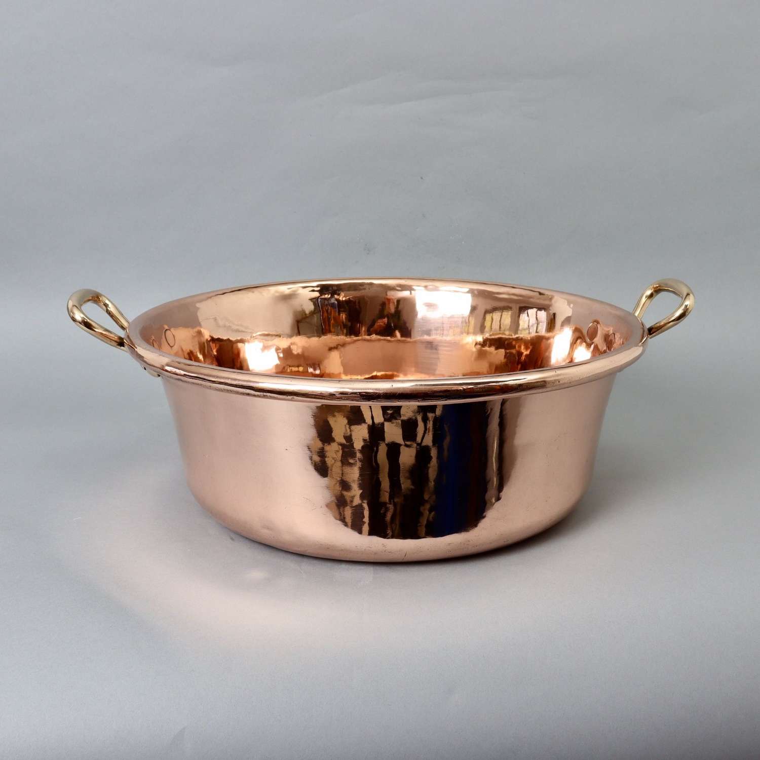 Large, French Copper Preserve Pan