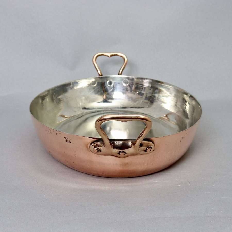 Large, Oval Copper Baking Dish