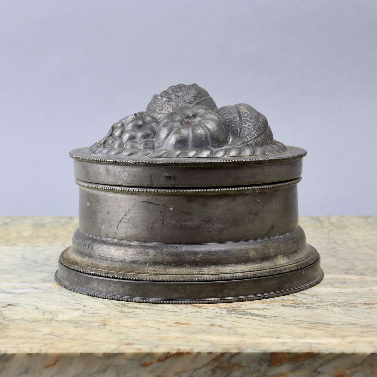 Three Part Pewter Ice Mould